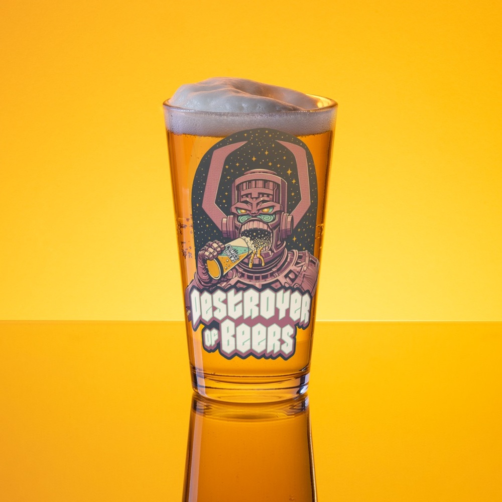 Destroyer of Beers Pint Glass